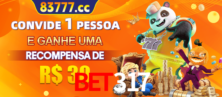 Banner institucional da BET317 sobre parceria de marcas e criação de uma marca de excelência, apresentando os mascotes de jogos populares como o Fortune Tiger.